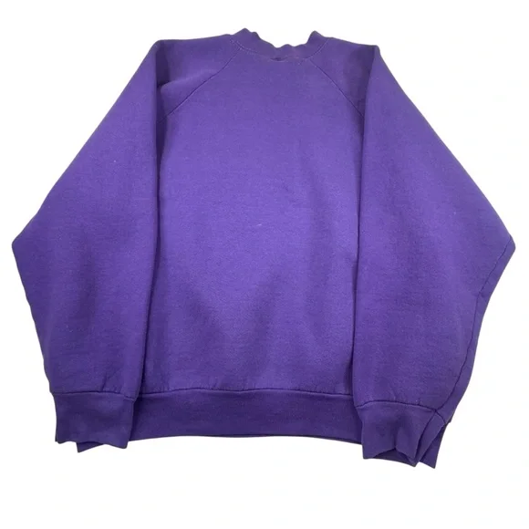 Vintage Bootleg Gucci Logo Crewneck Sweatshirt Women's Purple Large 80s Hip Hop